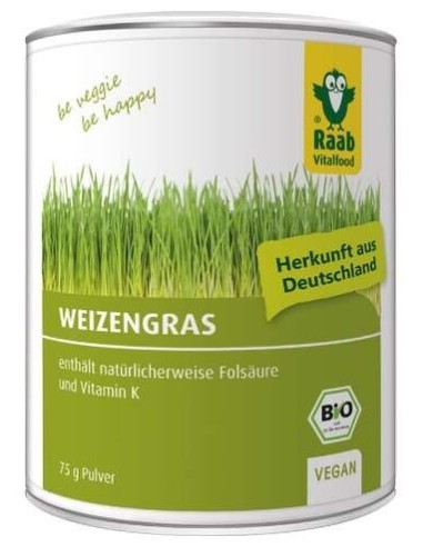 Raab Vitalfood Verde De Trigo Bio Polvo 75G