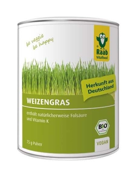 Raab Vitalfood Verde De Trigo Bio Polvo 75G