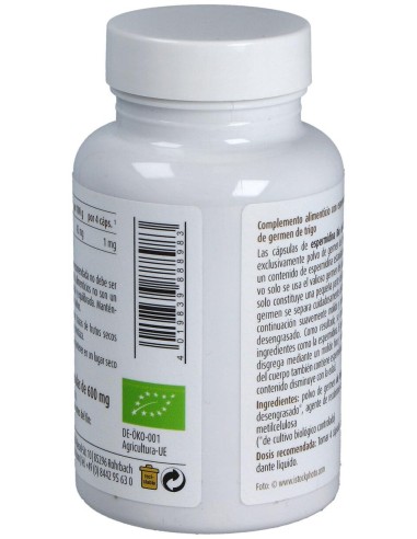 Raab Vitalfood Espermidina Germen De Trigo 600Mg 100Caps