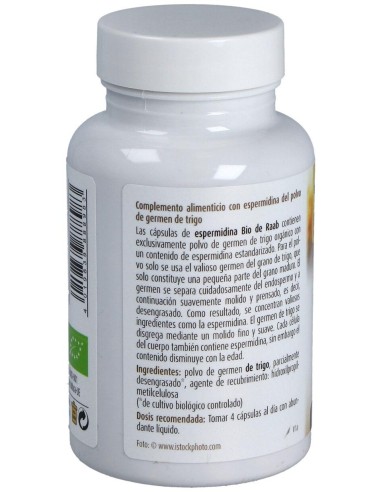 Raab Vitalfood Espermidina Germen De Trigo 600Mg 100Caps