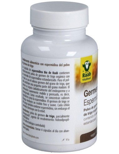 Raab Vitalfood Espermidina Germen De Trigo 600Mg 100Caps