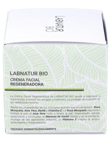 Labnatur Bio Crema Facial Regeneradora Rosa Mosqueta 50Ml