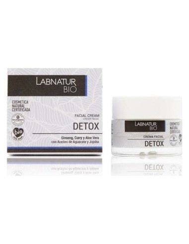 Labnatur Bio Crema Facial Detox Aguacate Jojoba Ginseng 50Ml