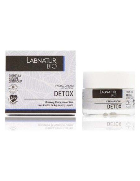 Labnatur Bio Crema Facial Detox Aguacate Jojoba Ginseng 50Ml