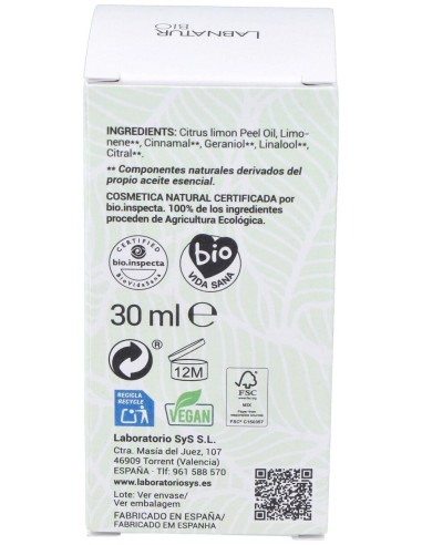 Labnatur Bio Aceite Esencial De Limón 30Ml