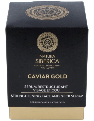 Natura Siberica Caviar Gold Serum Reafirmante Para Rostro Y Cuello 30 Ml