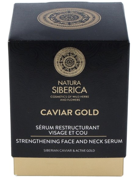 Natura Siberica Caviar Gold Serum Reafirmante Para Rostro Y Cuello 30 Ml