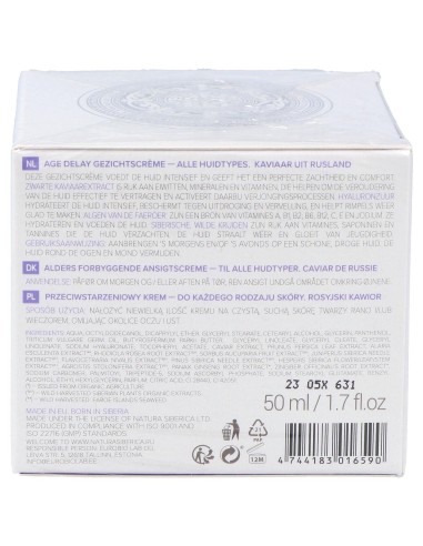 Natura Siberica Crema Facial Anti-Age Caviar De Rusia 50 Ml