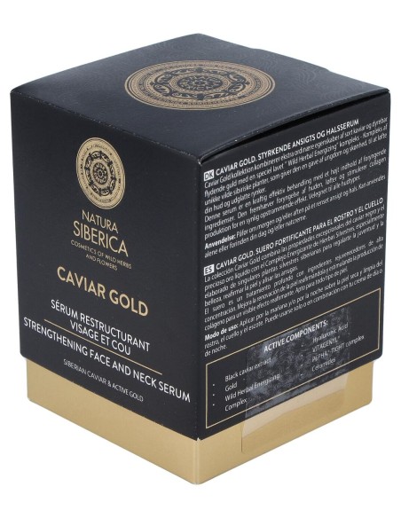 Natura Siberica Caviar Gold Serum Reafirmante Para Rostro Y Cuello 30 Ml