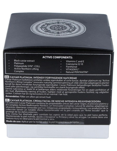 Natura Siberica Caviar Platinum Crema De Noche Rejuvenecimiento Intensivo 50Ml