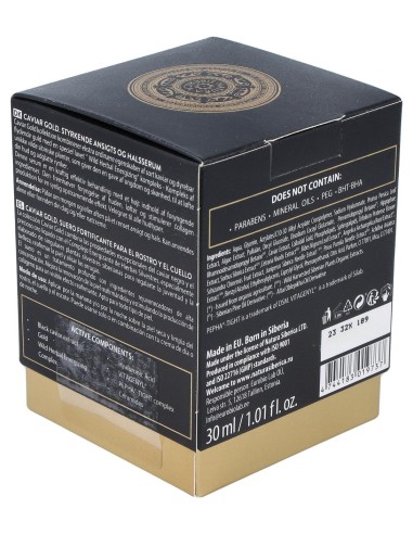 Natura Siberica Caviar Gold Serum Reafirmante Para Rostro Y Cuello 30 Ml