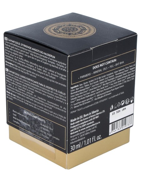 Natura Siberica Caviar Gold Serum Reafirmante Para Rostro Y Cuello 30 Ml