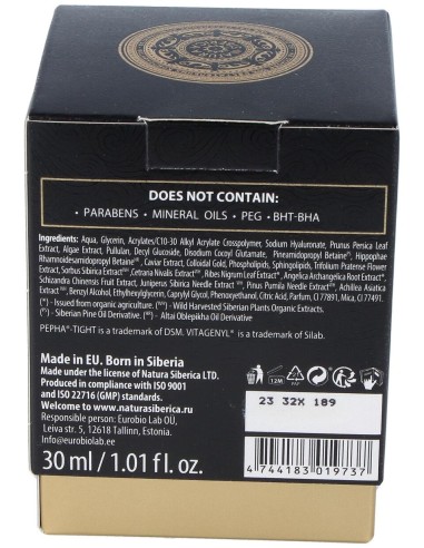 Natura Siberica Caviar Gold Serum Reafirmante Para Rostro Y Cuello 30 Ml