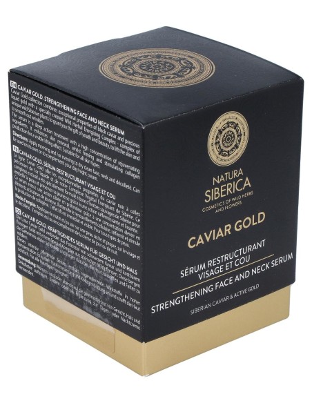 Natura Siberica Caviar Gold Serum Reafirmante Para Rostro Y Cuello 30 Ml