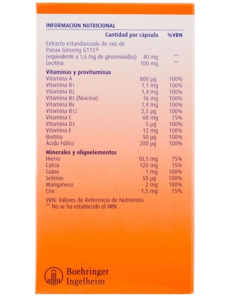 Pharmaton Complex, 60 Cápsulas