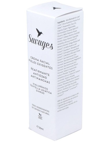 Savages Crema Facial Antiedad Pieles Exigentes 50Ml