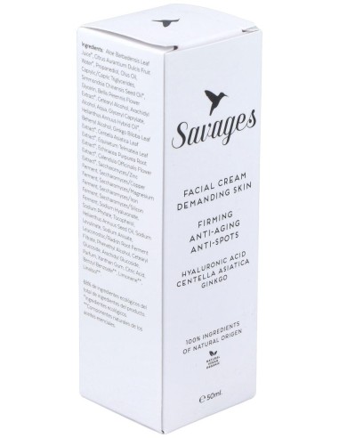 Savages Crema Facial Antiedad Pieles Exigentes 50Ml