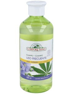 Corpore Sano Champú Uso Frecuente Lino Y Cañamo 500Ml