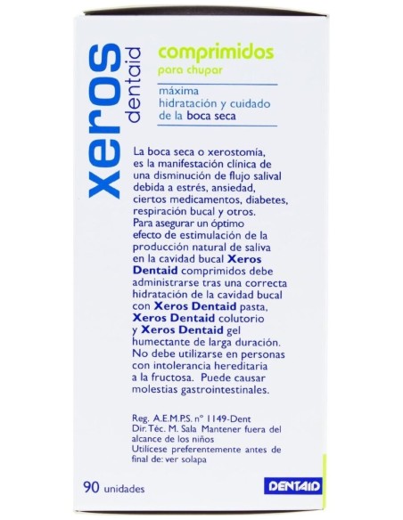 Xeros Dentaid Comprimidos, 90 Comprimidos