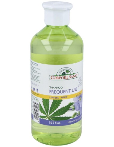 Corpore Sano Champú Uso Frecuente Lino Y Cañamo 500Ml