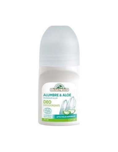 Desodorante Mineral Aloe Roll-On 75Ml. Ecocert
