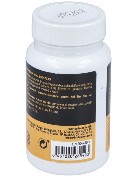 Mederi Vitamina D3 + K2 120 Perlas