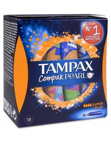 Tampax Pearl Compak Tampones Super Plus 16Uds