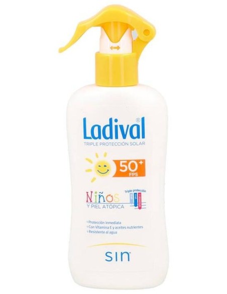 Ladival Spray Niños Y Piel Atópica Fps 50+, 200 Ml