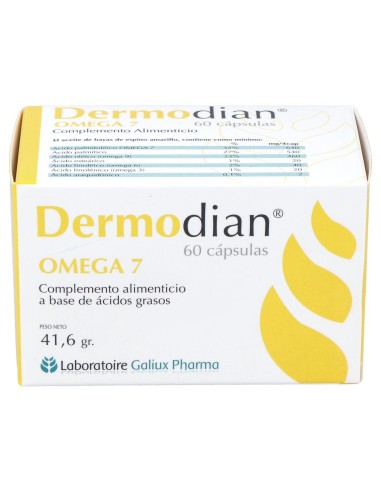 Dermodian Omega 7, 60 Cápsulas