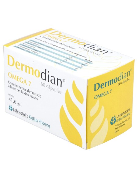 Dermodian Omega 7, 60 Cápsulas