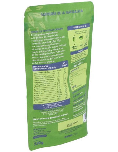 Proteina De Cañamo Superalimento 250Gr. Bio