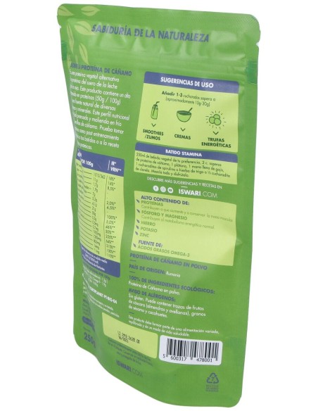 Proteina De Cañamo Superalimento 250Gr. Bio