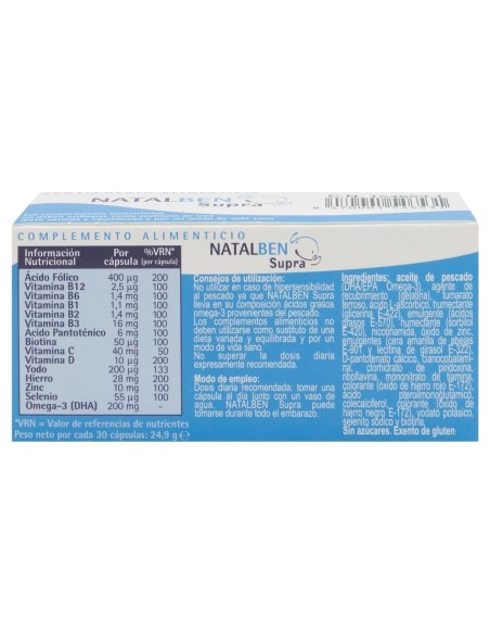 Natalben Supra 30 Caps