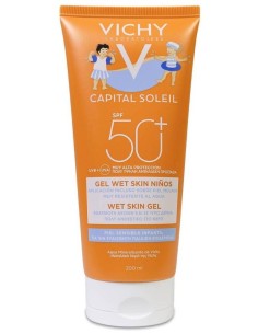Vichy Capital Soleil Leche-Gel Wet Or Dry Skin Para Niños Spf50+ 200Ml