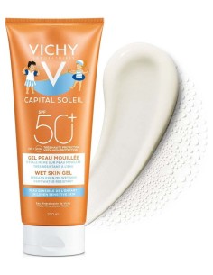 Vichy Capital Soleil Leche-Gel Wet Or Dry Skin Para Niños Spf50+ 200Ml 2