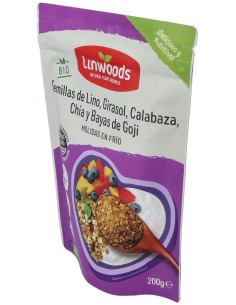 Linwoods Semillas Lino-Giras-Calab-Chia-Goji Molidas Bio 200G 2