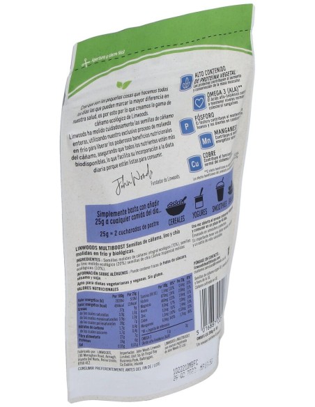 Semillas De Cañamo Molidas Lino Y Chia 200Gr. Bio