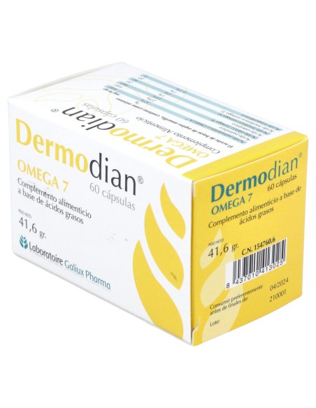Dermodian Omega 7, 60 Cápsulas