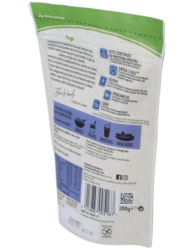 Semillas De Cañamo Molidas Lino Y Chia 200Gr. Bio