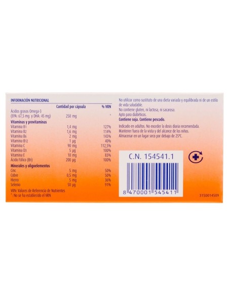 Pharmaton 50 Plus, 60 Cápsulas