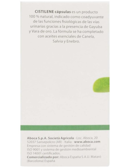 Aboca Cistilene, 50 Cápsulas