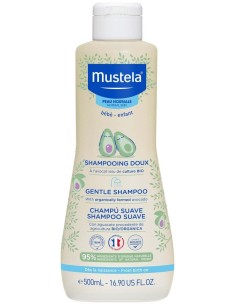 Mustela Champú Suave Con Aguacate Bio 500Ml 2