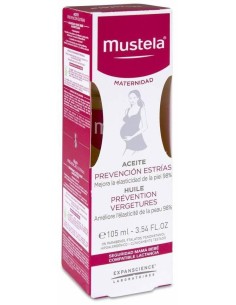 Mustela Aceite Prevención Estrías, 105 Ml