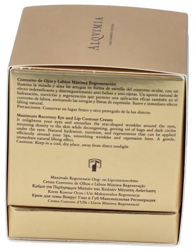 Crema Ojos Y Labios Maxima Regeneracion 15Ml.