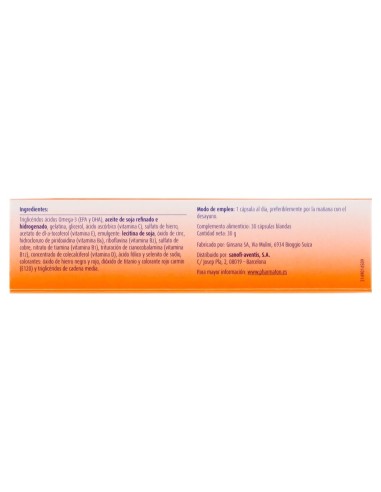 Pharmaton 50 Plus, 30 Cápsulas