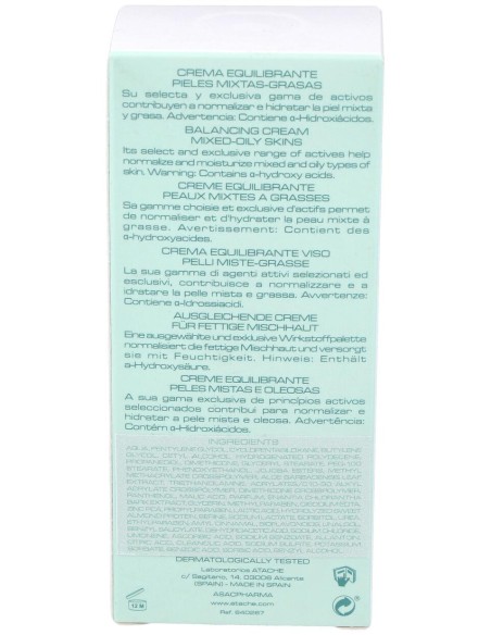 Atache Crema Acneica Oily Sk Balancing 50Ml