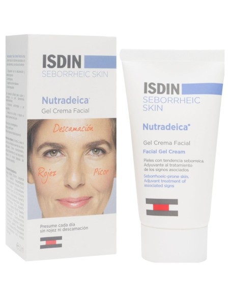Isdin Nutradeica Gel Crema Facial Piel Seborreica, 50 Ml
