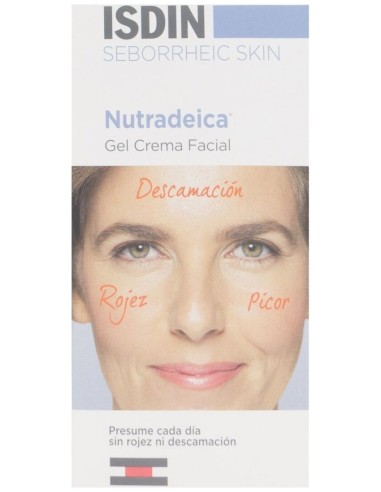 Isdin Nutradeica Gel Crema Facial Piel Seborreica, 50 Ml