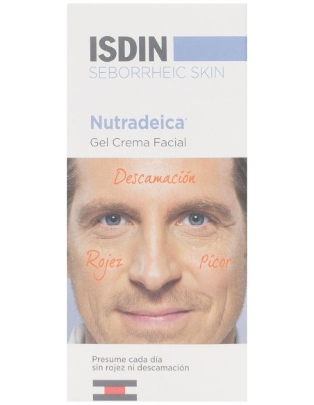 Isdin Nutradeica Gel Crema Facial Piel Seborreica, 50 Ml