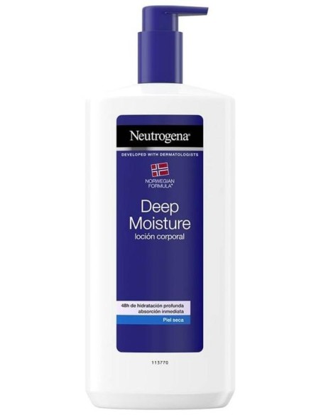Neutrogena Fórmula Noruega Hidratación Profunda Loción Corporal Piel Seca, 400 Ml